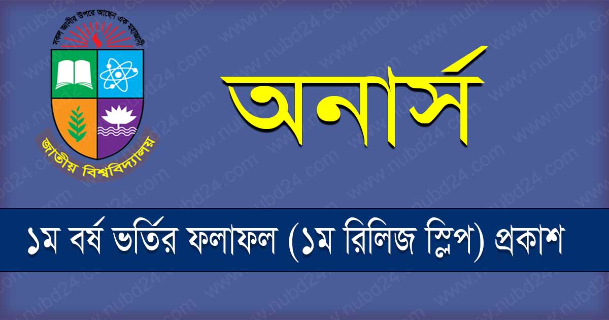NU Honours Admission Result 2022
