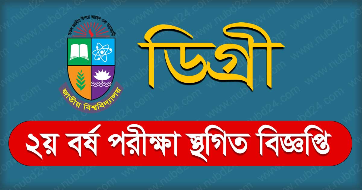 Degree 2nd Year Exam Routine Suspend 2023