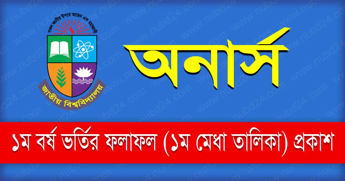 NU Honours Admission Result 2023
