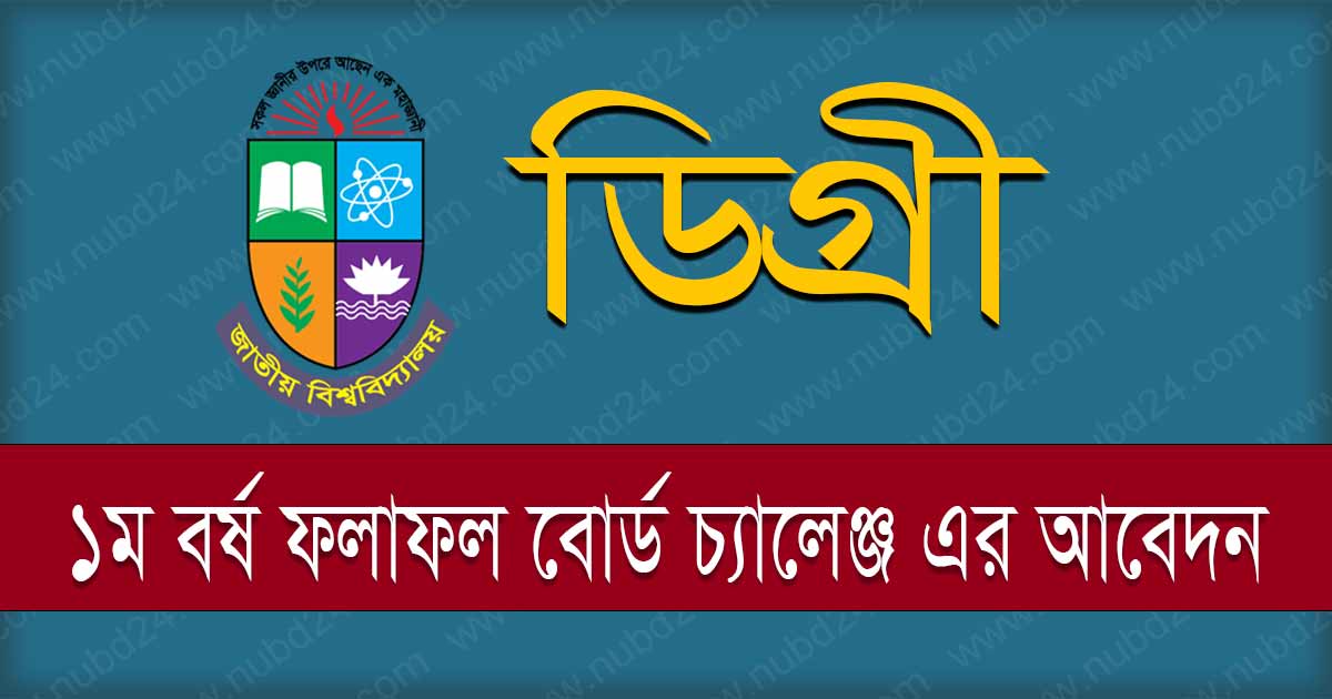 NU Degree 1st Year Result Board Challenge 2023