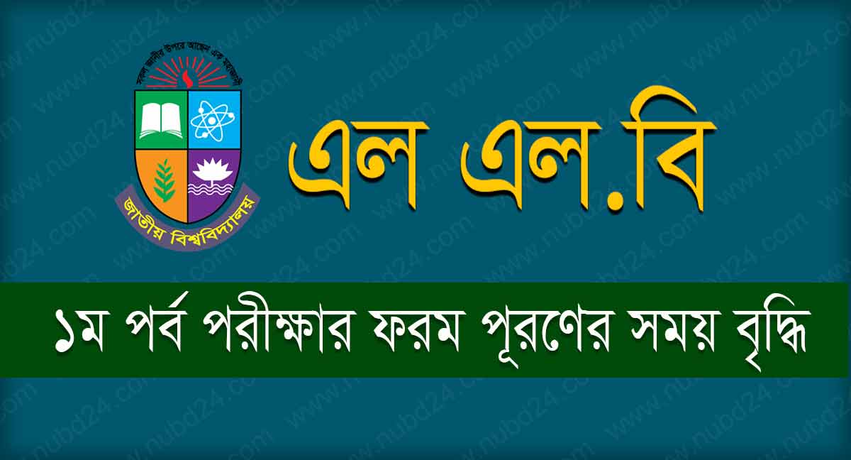 NU LLB 1st Part Exam Form Fill Up 2023