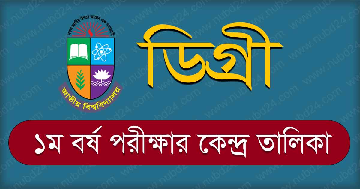 NU Degree First Year Exam Center List 2024